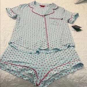 Kate Spade Red Heart Pattern Top